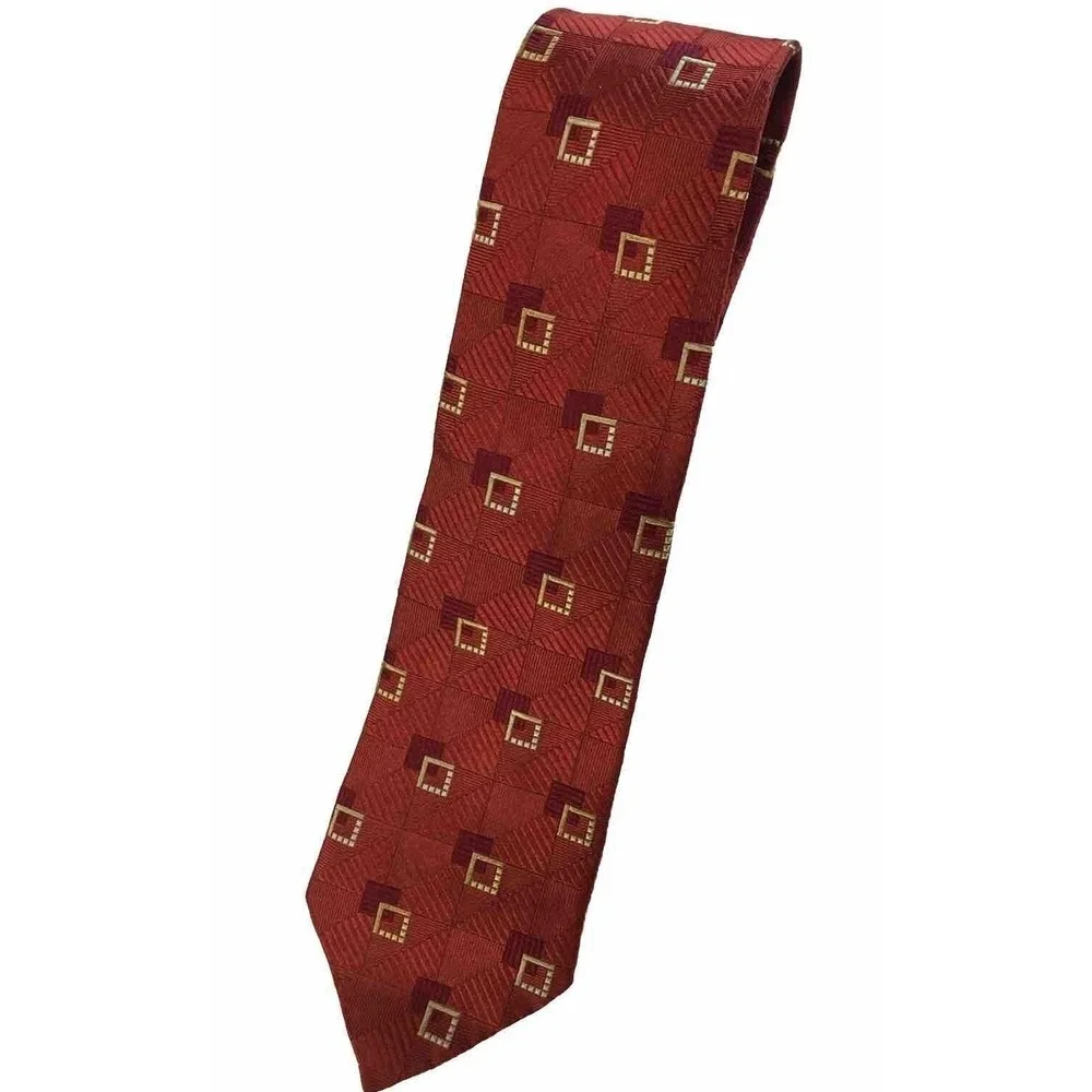 Ermenegildo Zegna‎ Mens 100% Silk Necktie Foulard Italian Designer 58 Inch Tie
